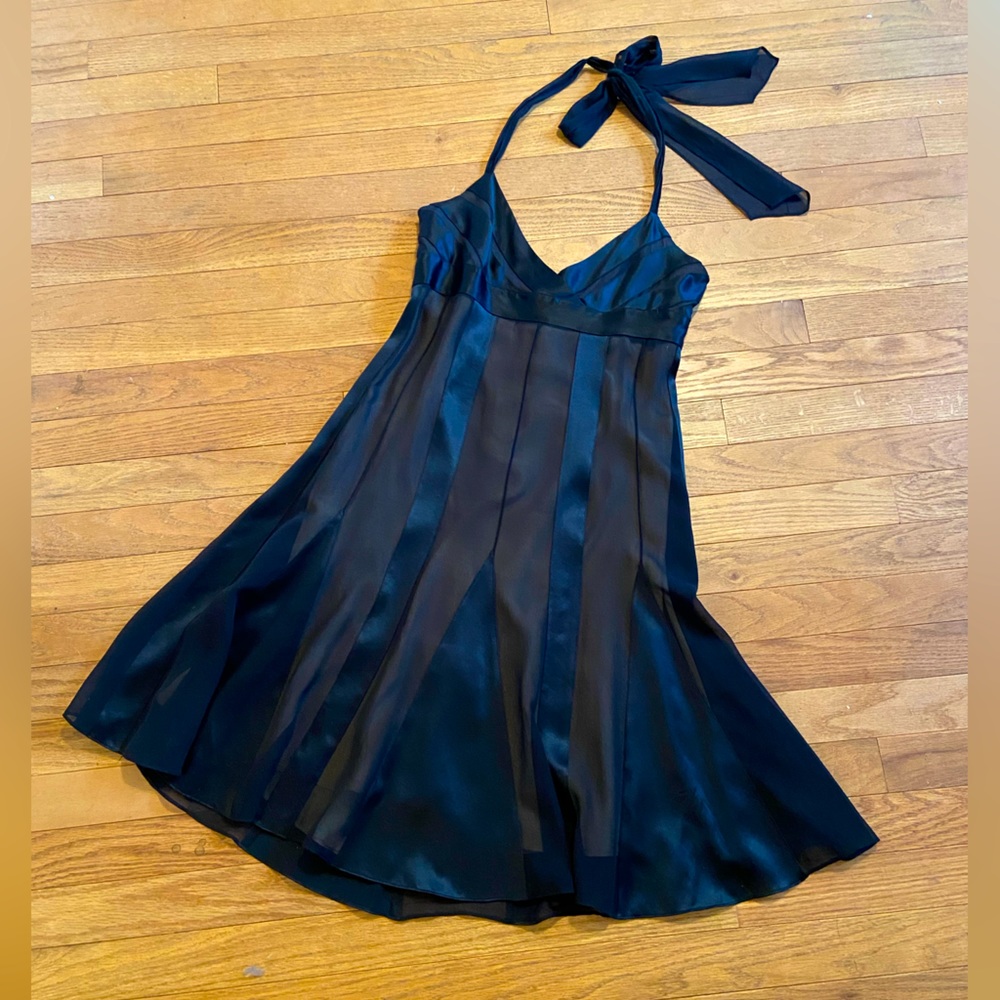 BCBG BLACK SIZE 6 COCKTAIL DRESS